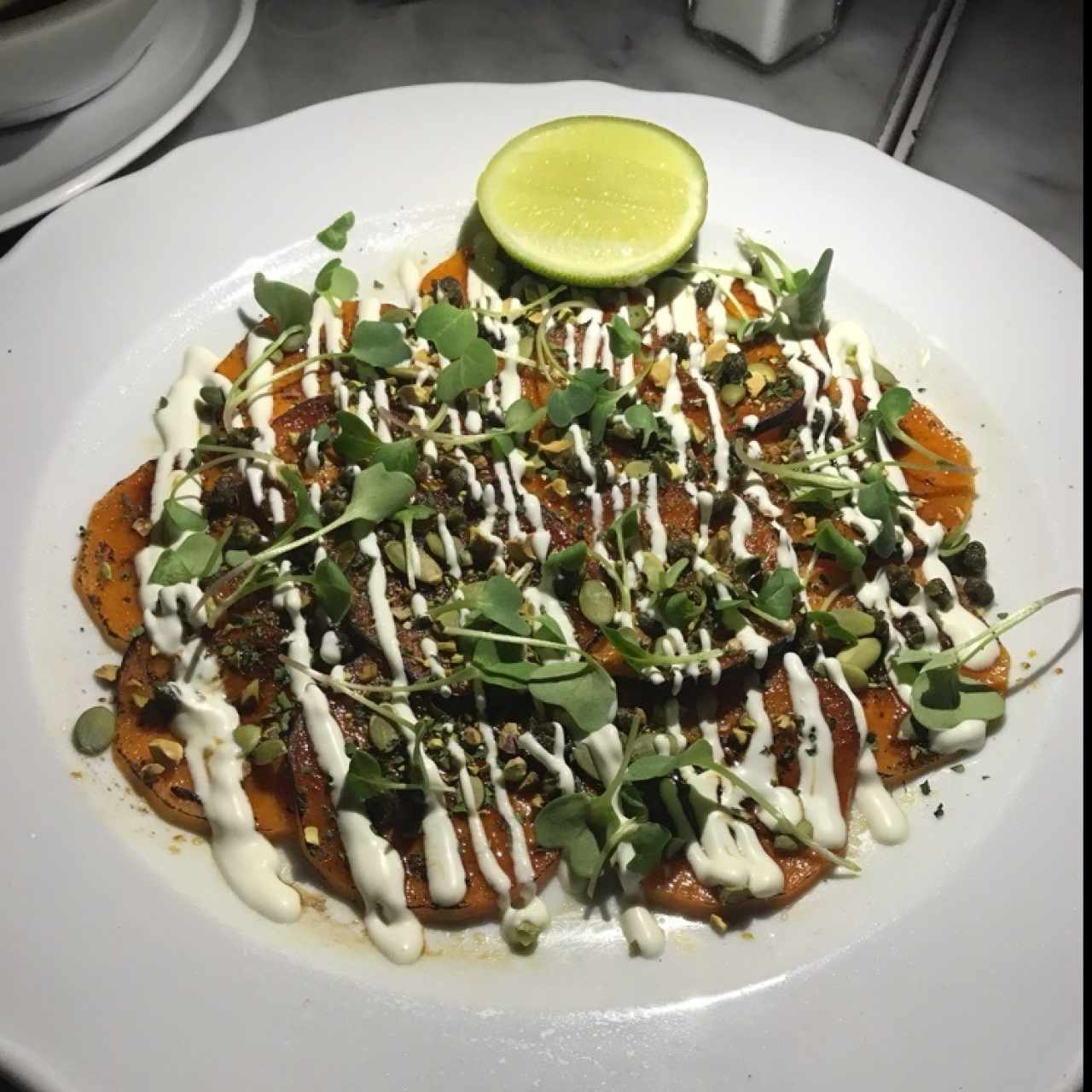 carpaccio de auyama