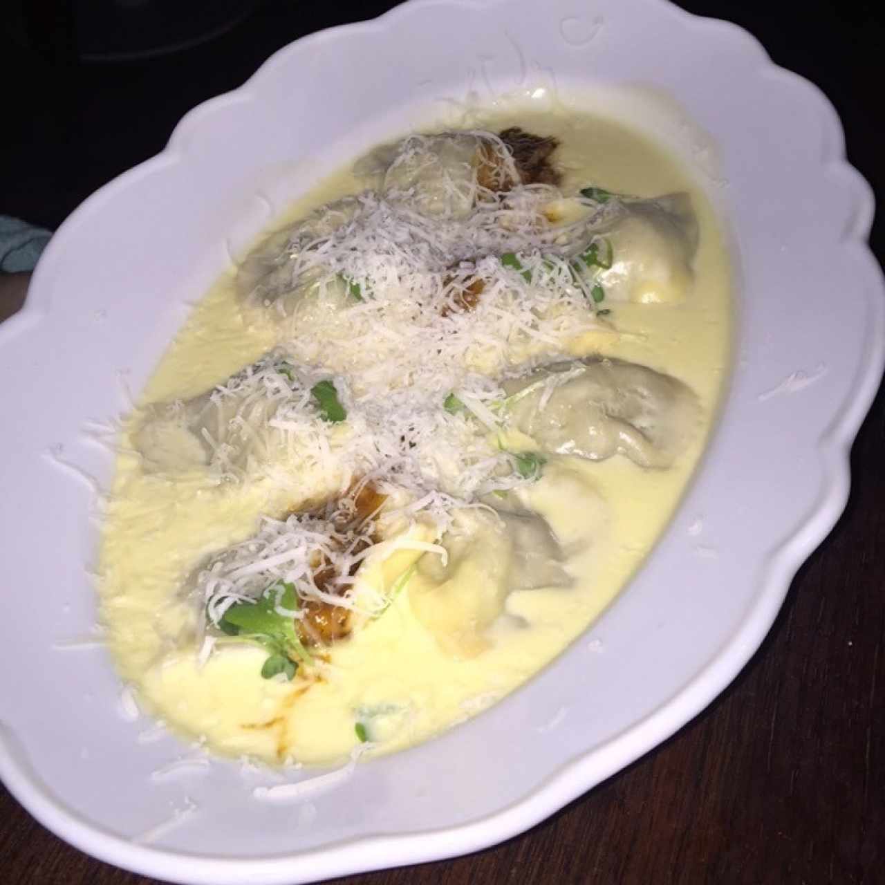 raviolis de rabo de toro