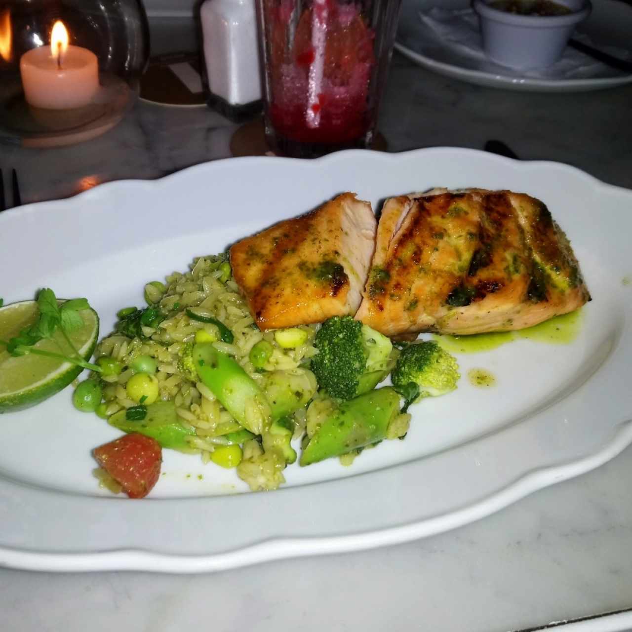 salmon a la parrilla