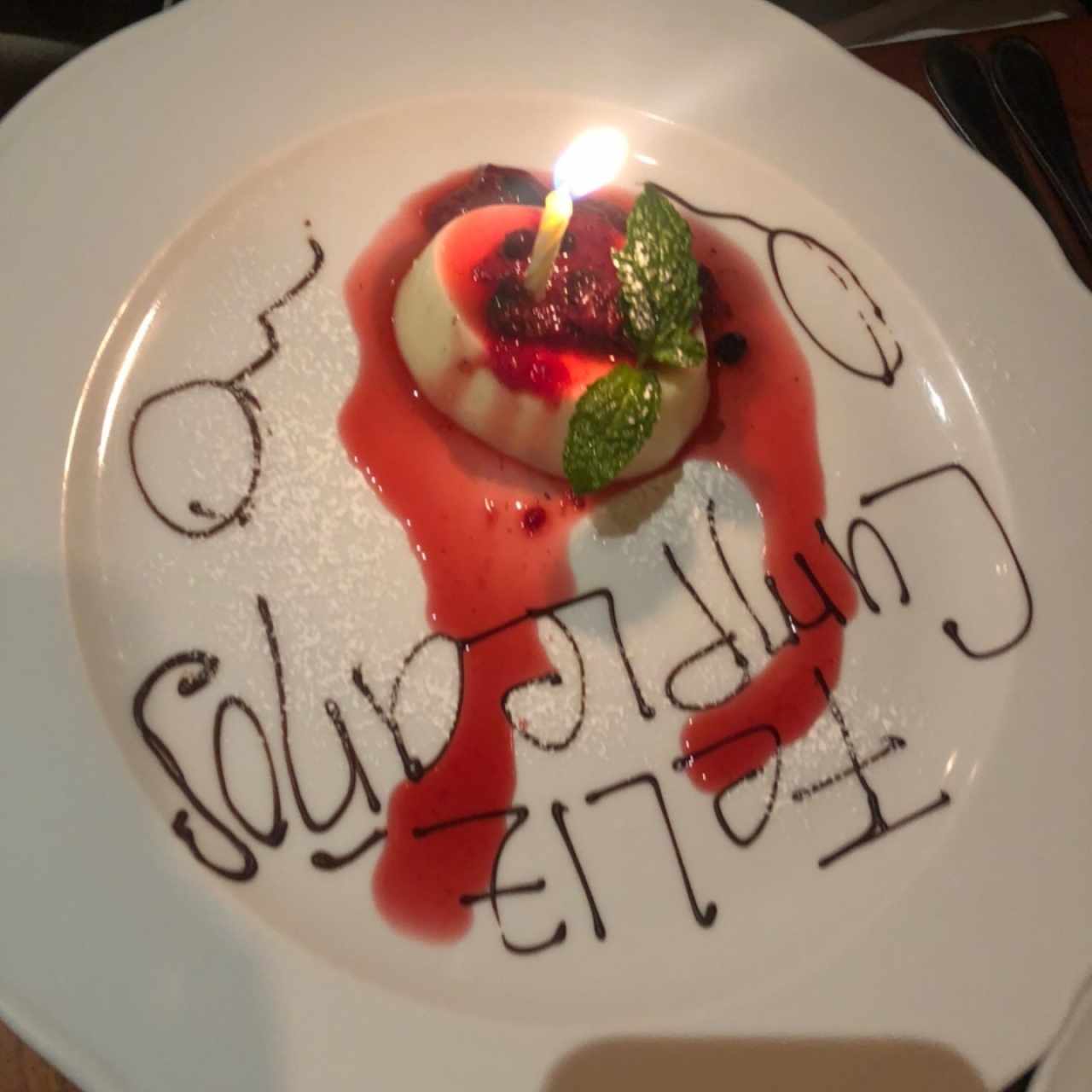 Postre de cumpleaños
