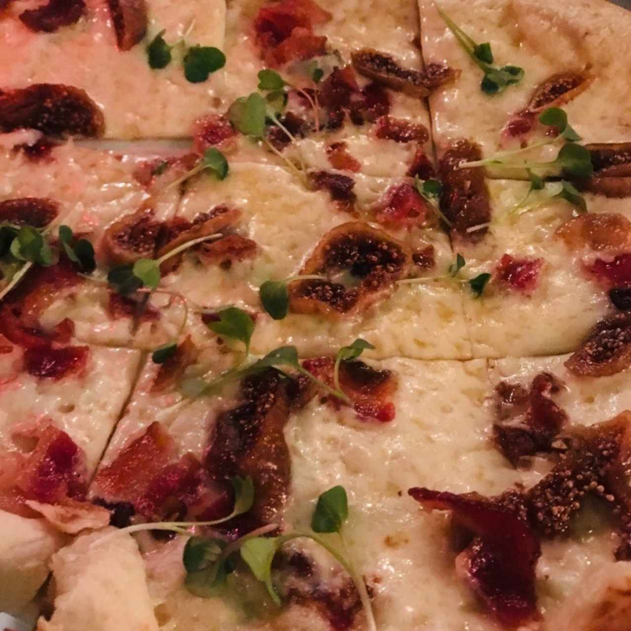 Pizza con higos