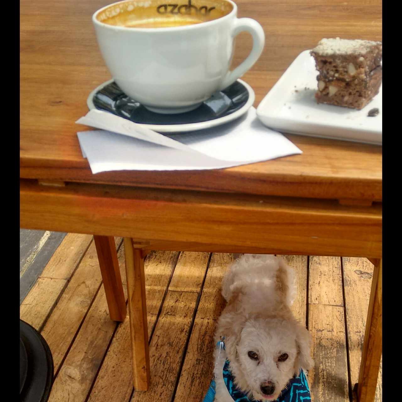 cafe moccha y torta de banano