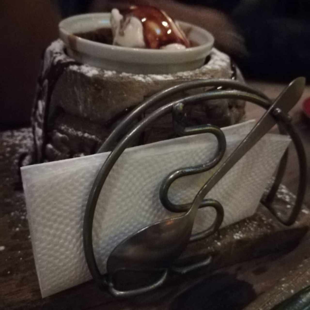 volcan de chocolate