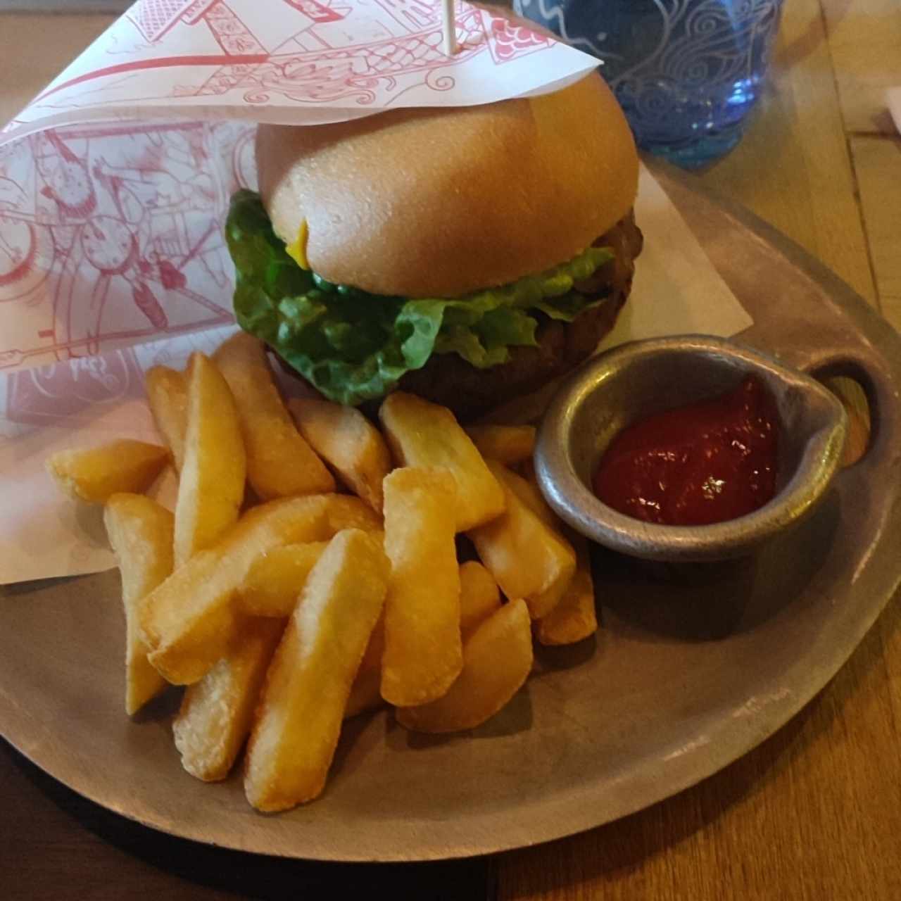 Hamburguesa vegetariana 