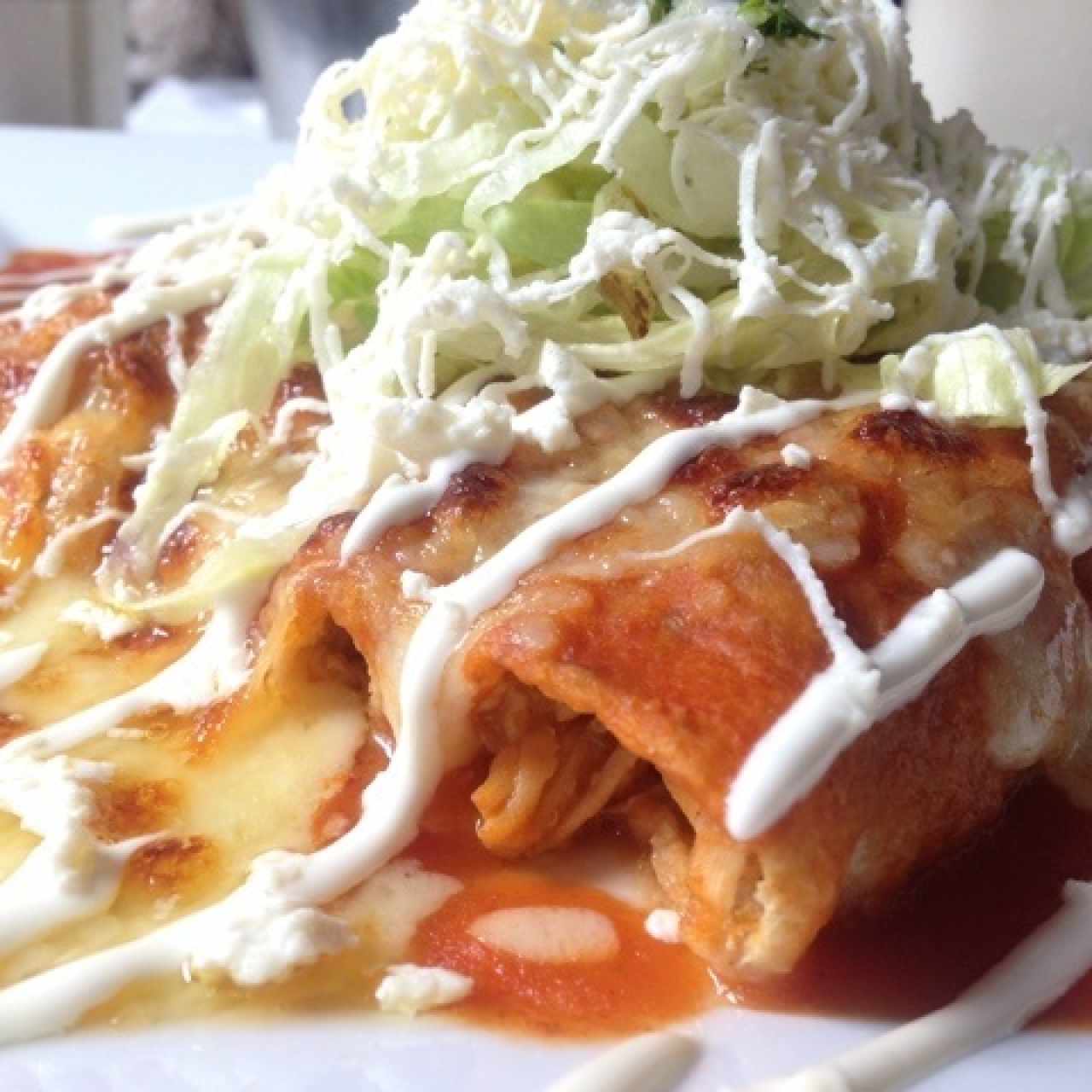 enchiladas en @entrecuates Usaquén