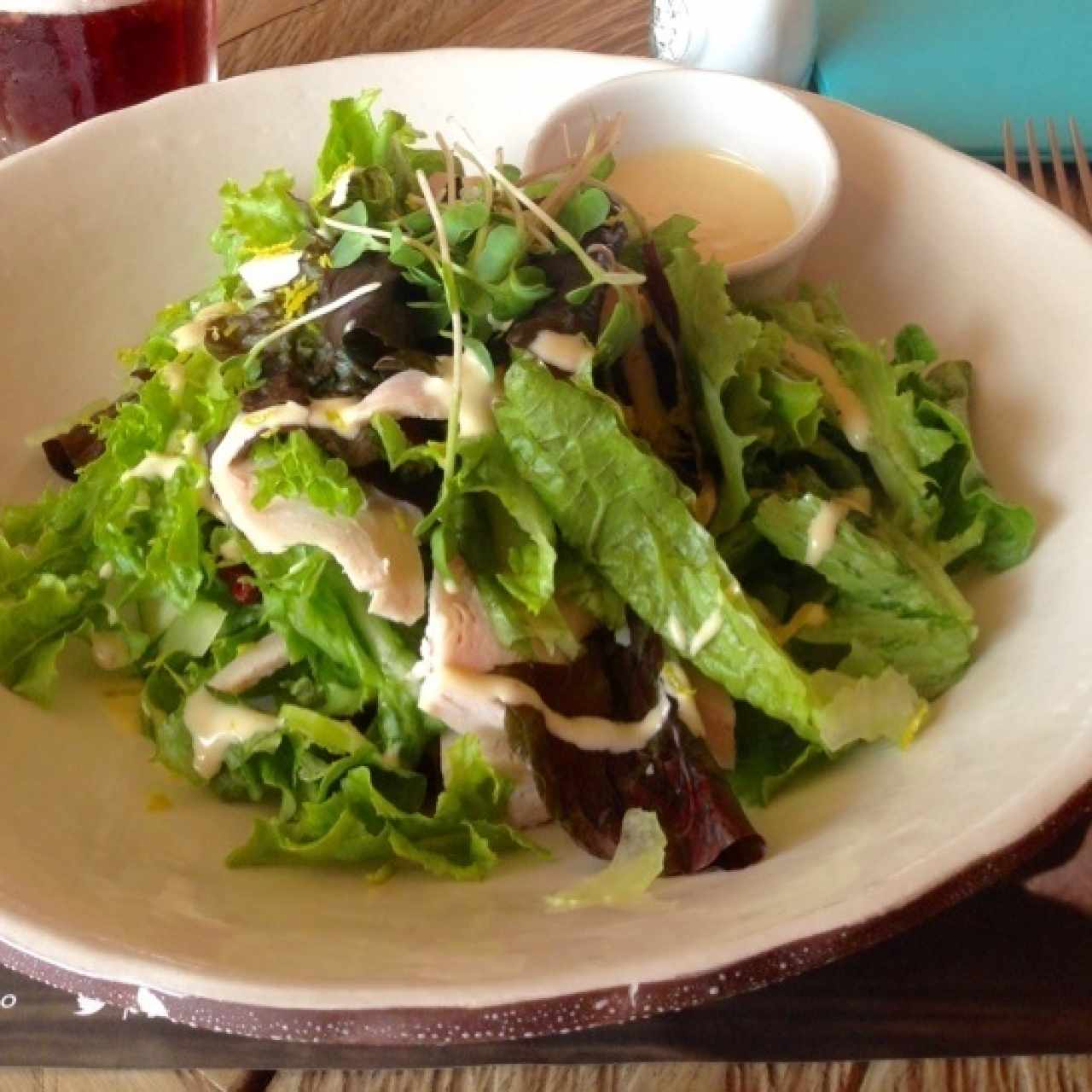 Ensalada de la Huerta con pavo