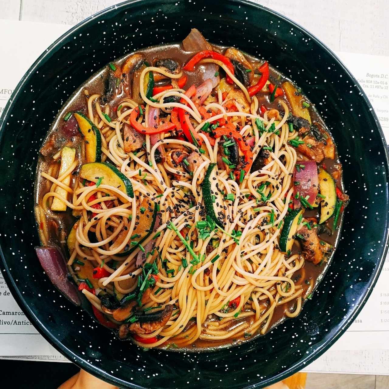 pasta de vegetales
