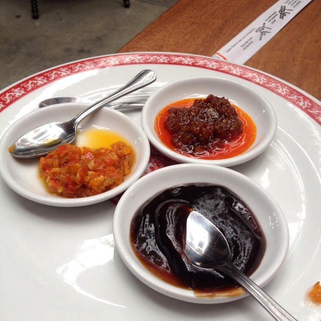 Trio de salsas! El mejor picante peruano! 