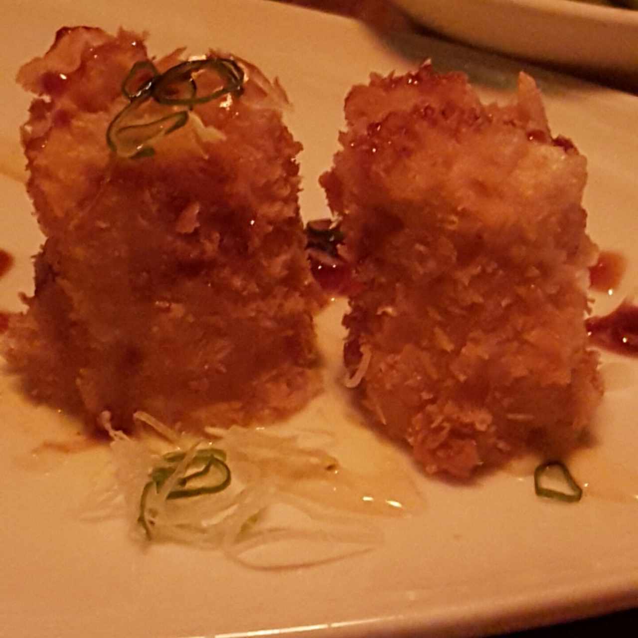 rollitos de salmón crunch