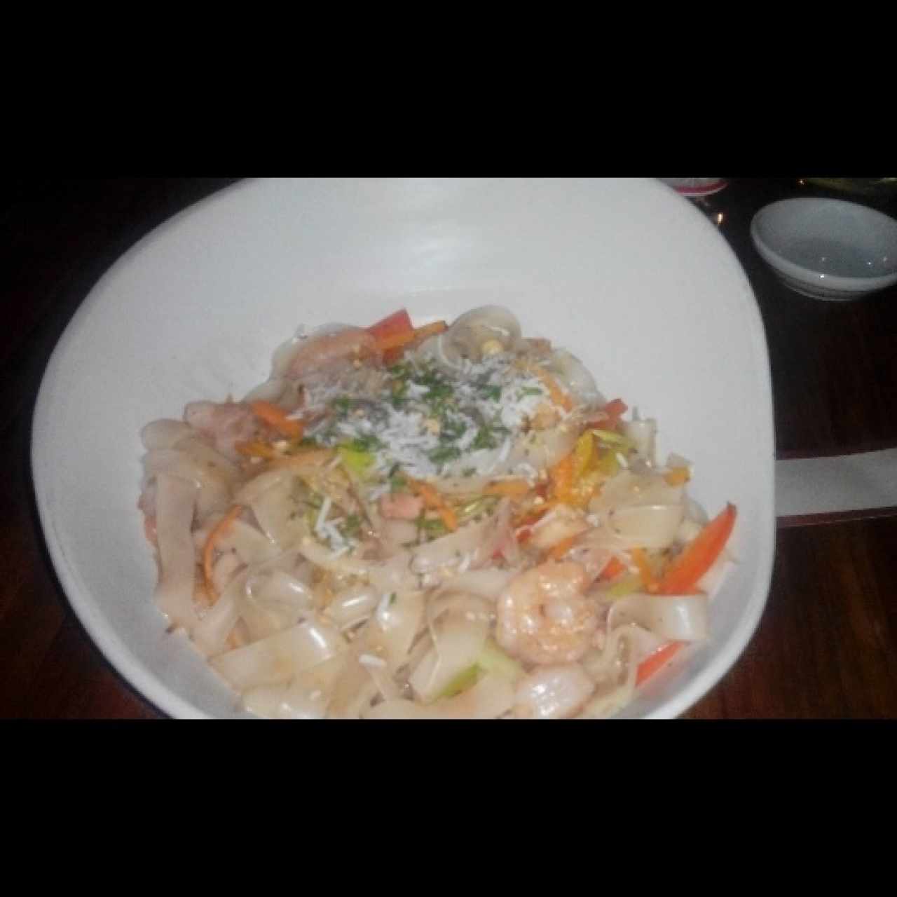 Pad thai de mariscos