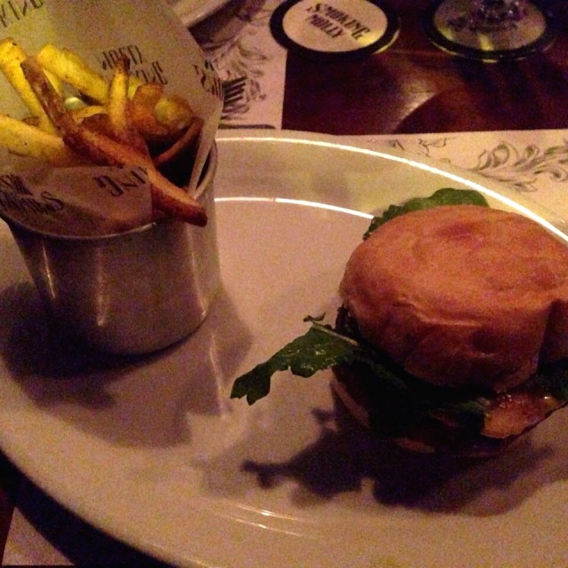 Hamburguesa pimienta verde