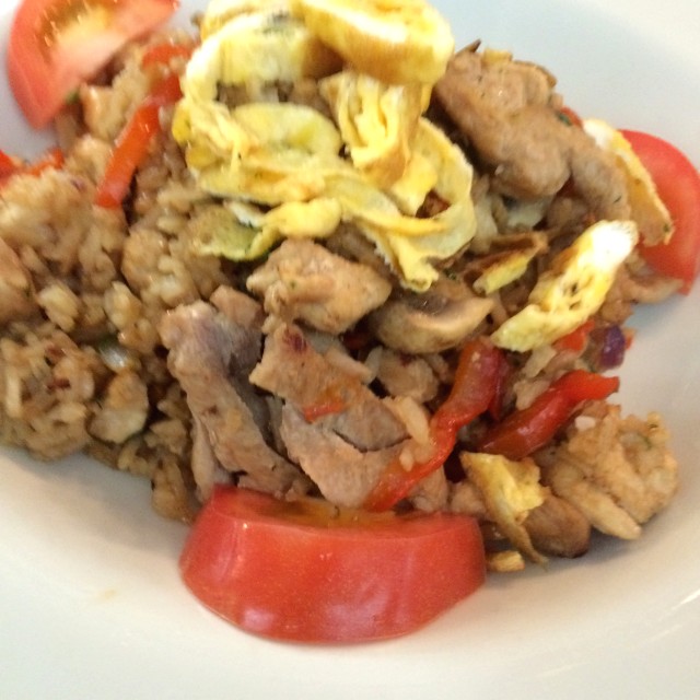 Arroz chaufa mixto