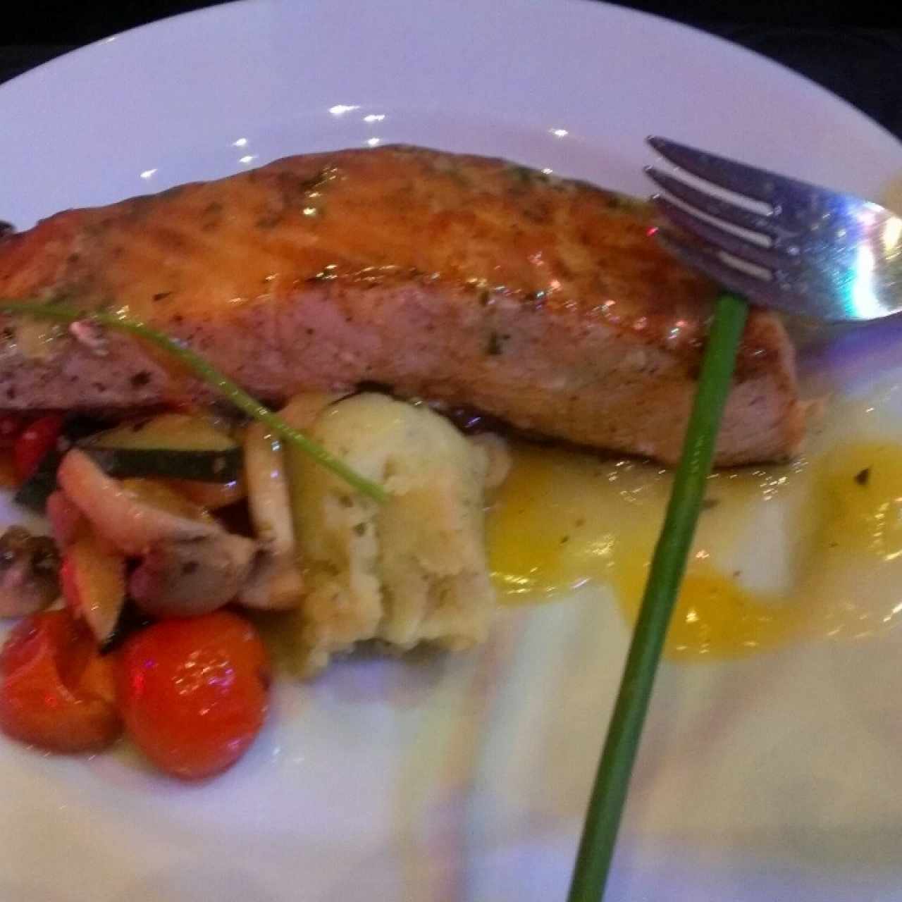 salmón de la casa