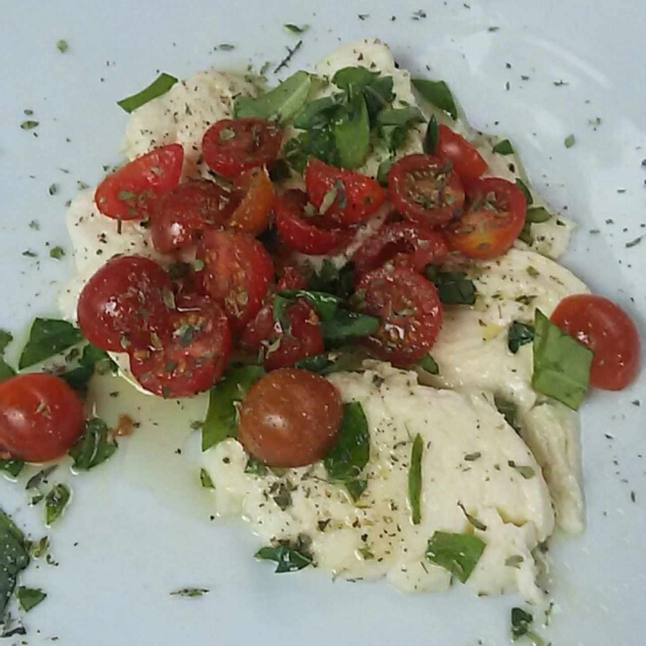 Capresa (4 estrellas) rica mozzarella