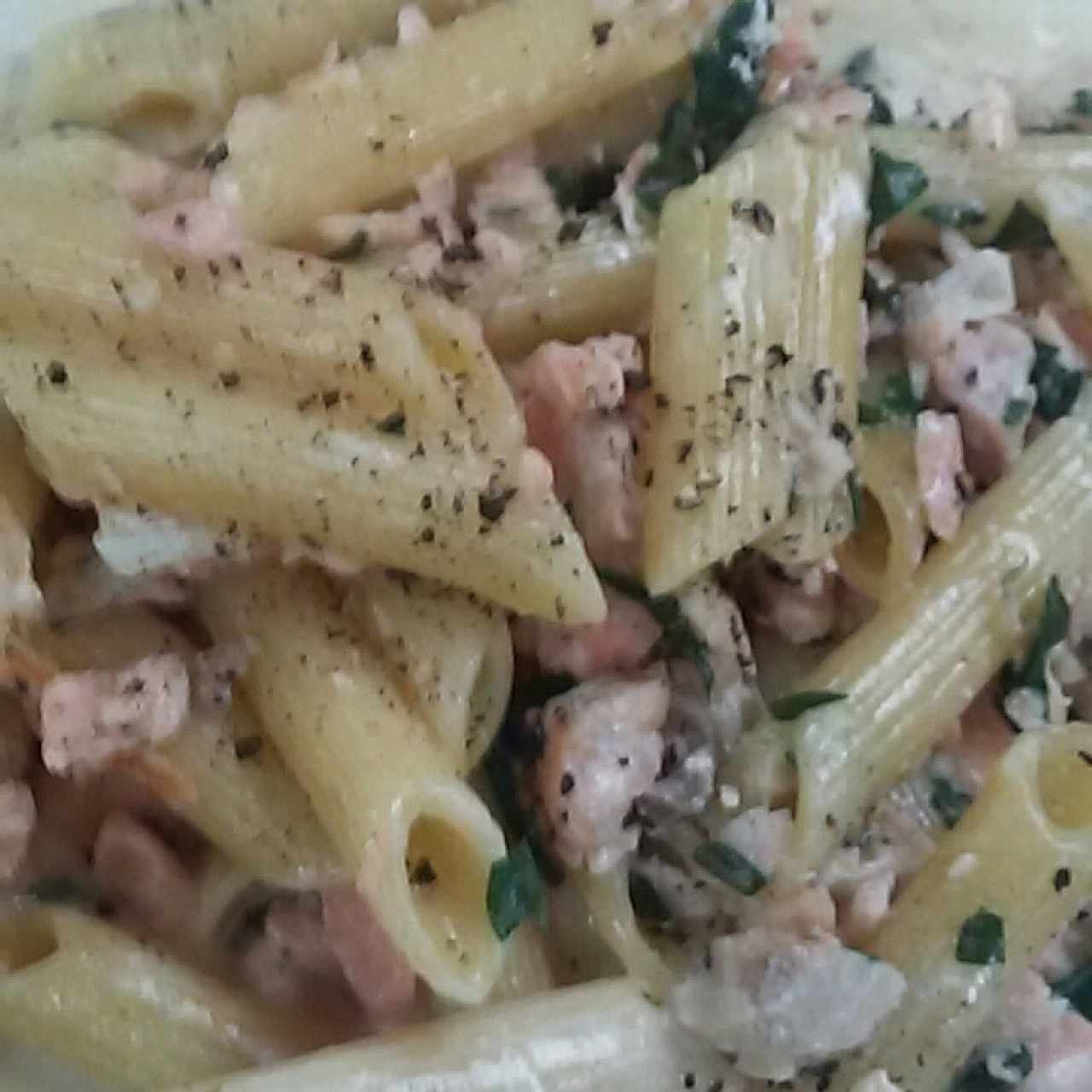 penne al salmón (3 estrellas) 