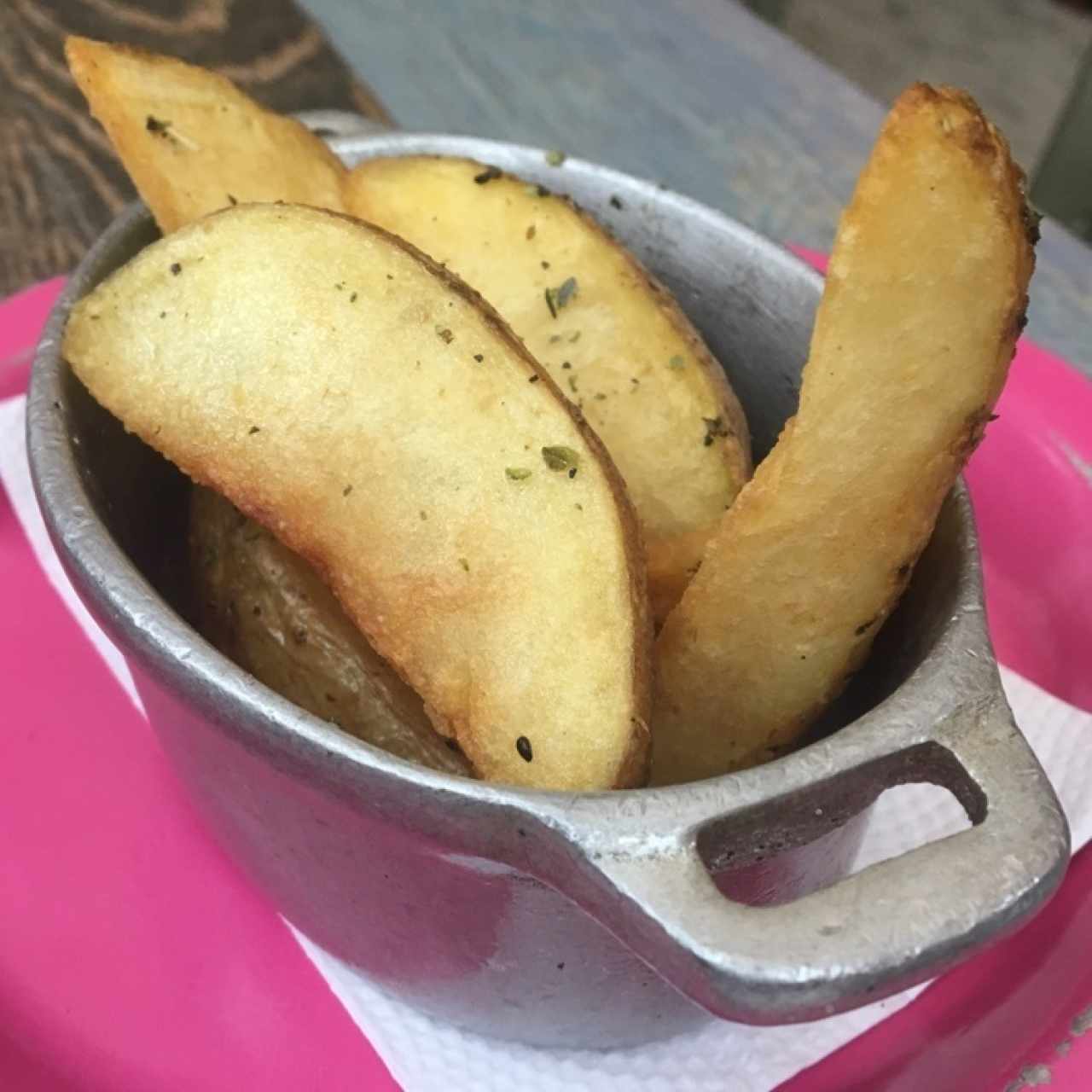Papas Casquitos - acompañamiento