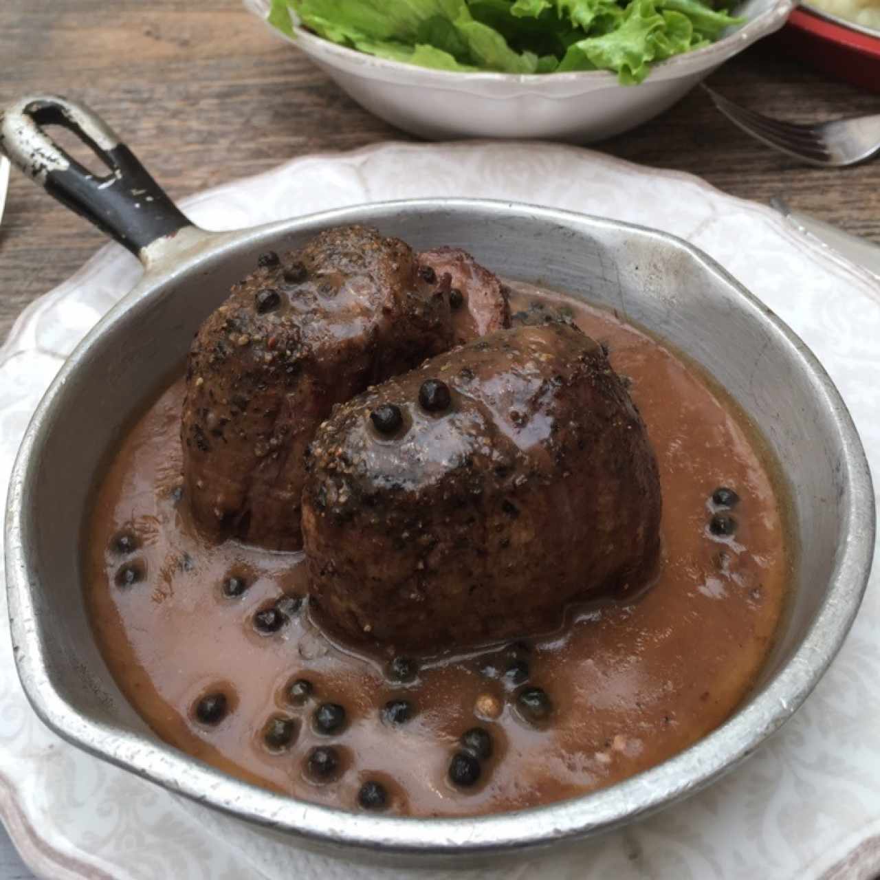 steak a la pimienta
