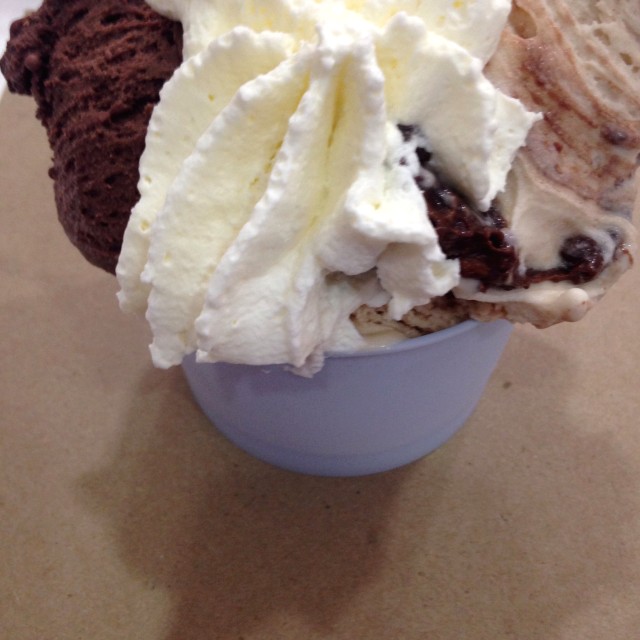 Copa tres helados