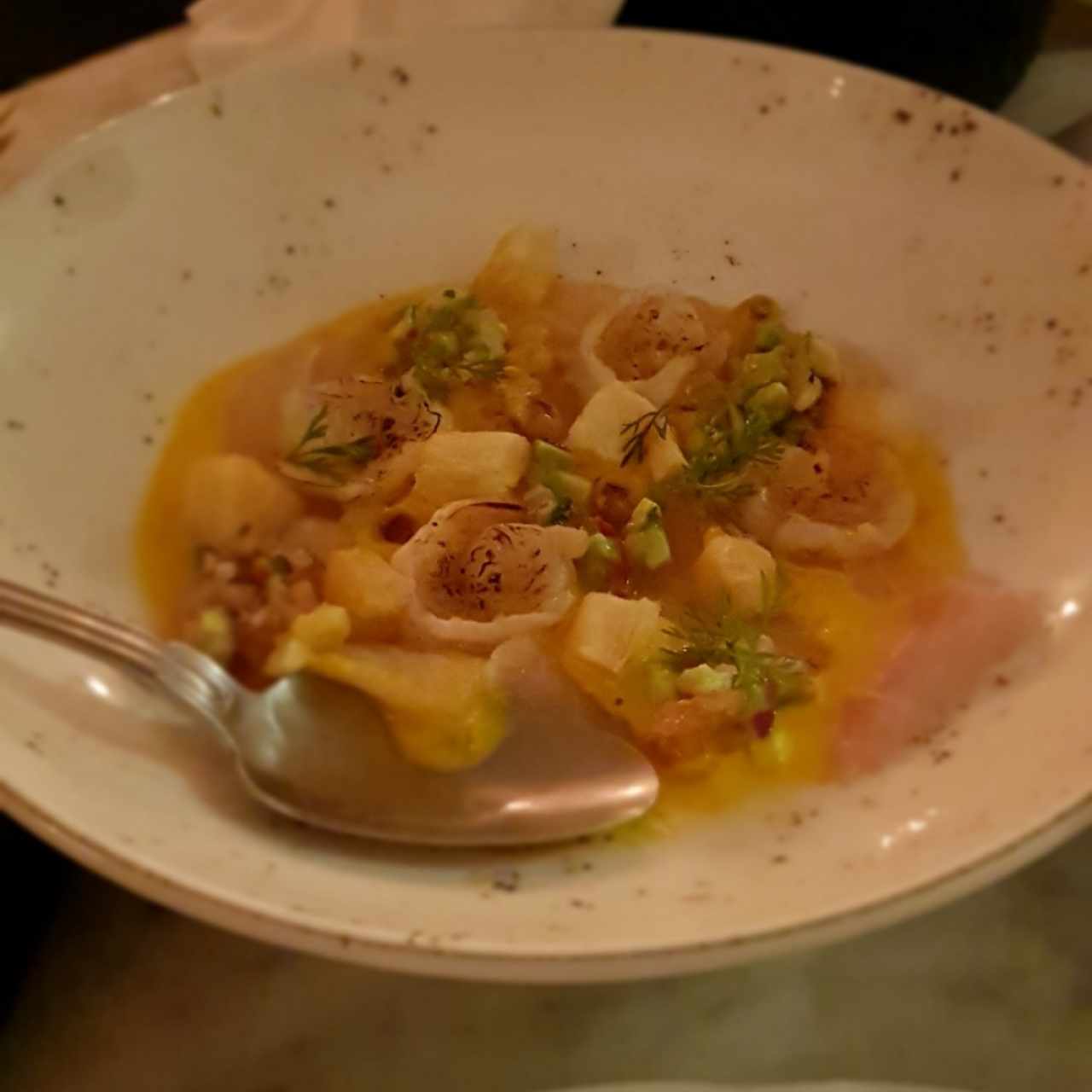 tiradito de corvina