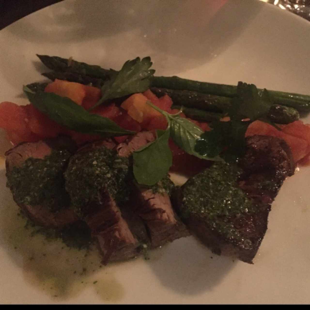 Filete al pesto