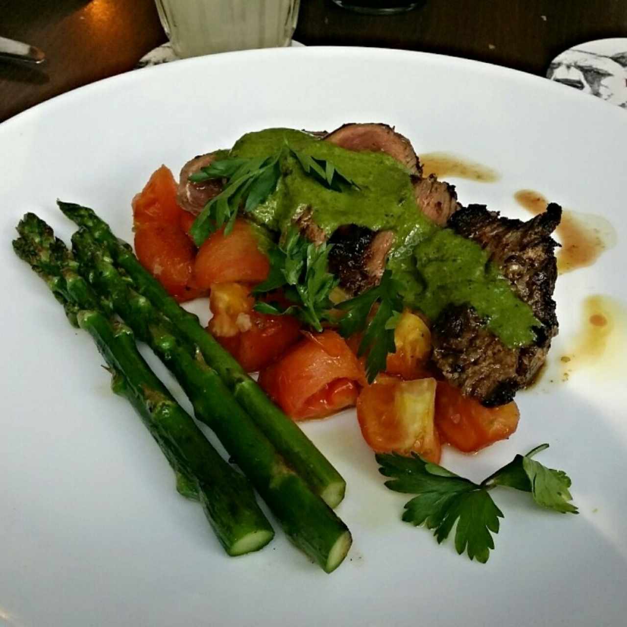 lomo al pesto