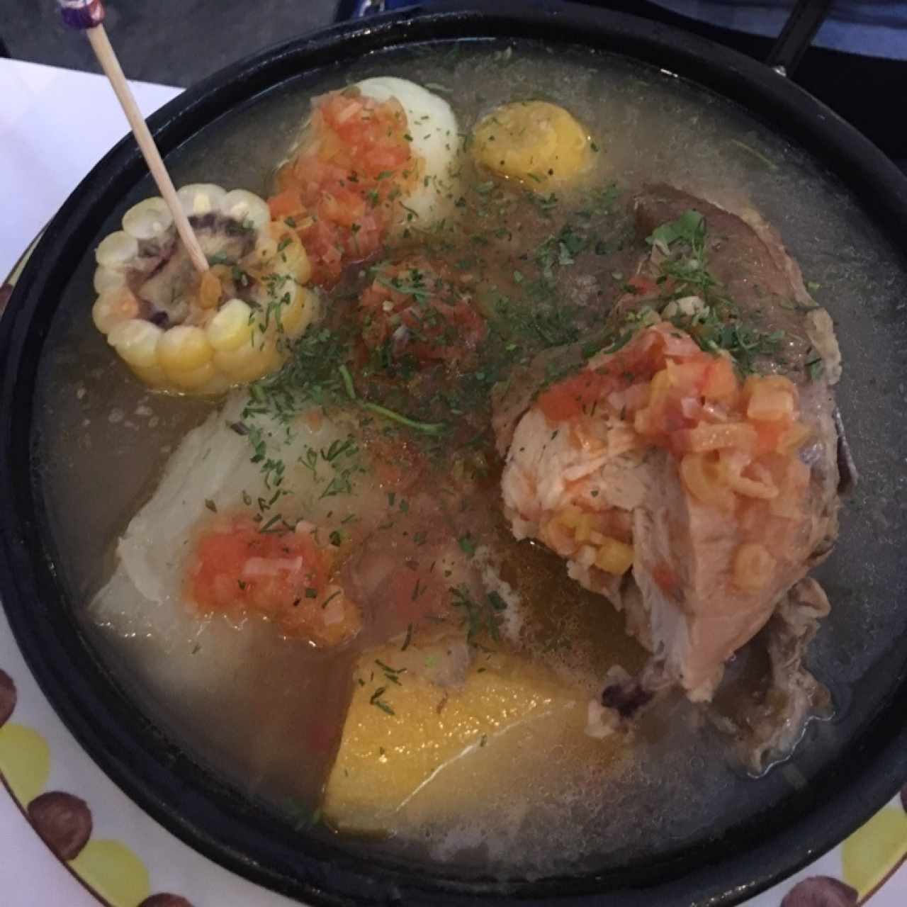 Comida Colombiana - Sancocho de Gallina