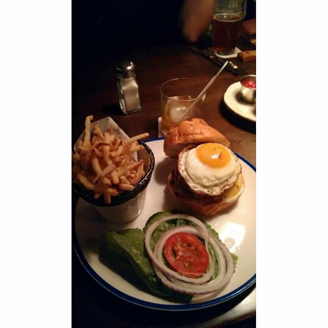 smoked bacon burger
