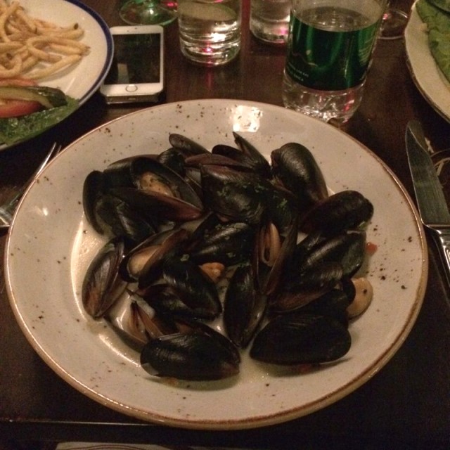 Mejillones en salsa de coco