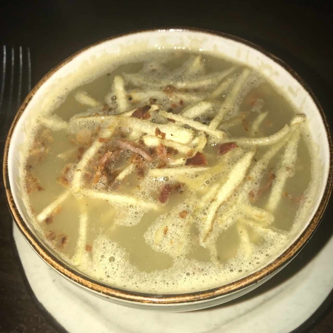 sopa de lentejas