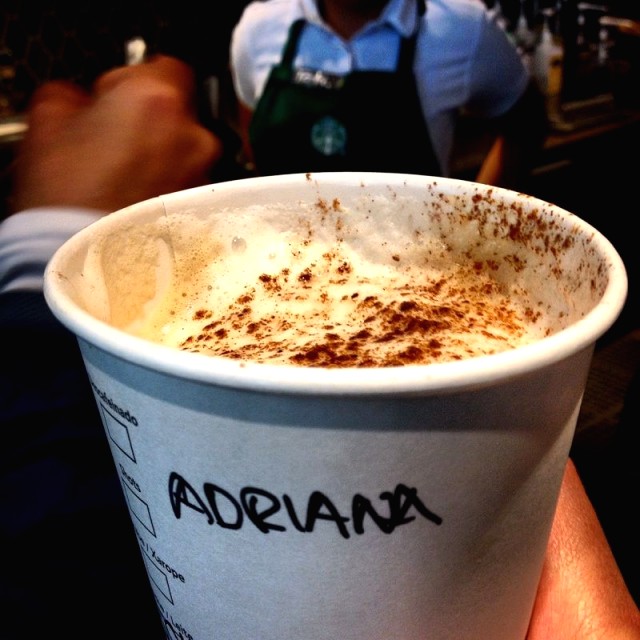 Cappuccino con leche soya