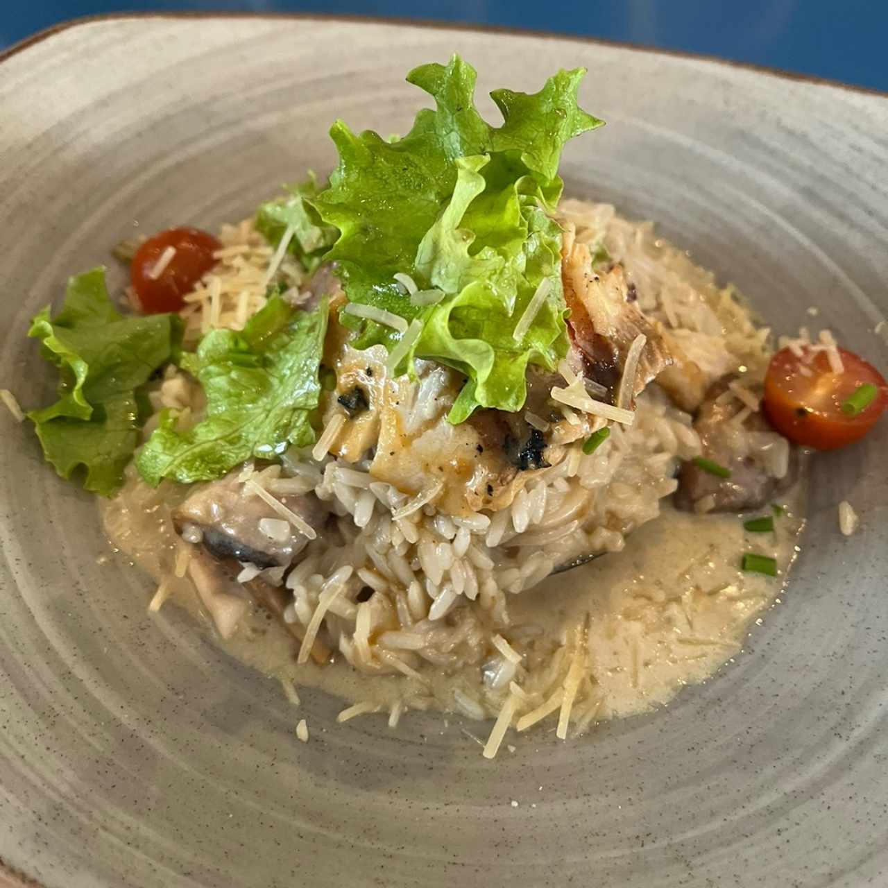 Arroz cremoso de marisco