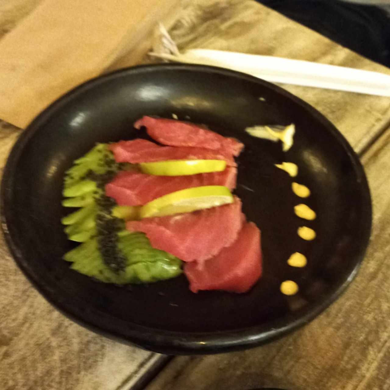 Sashimi de atún