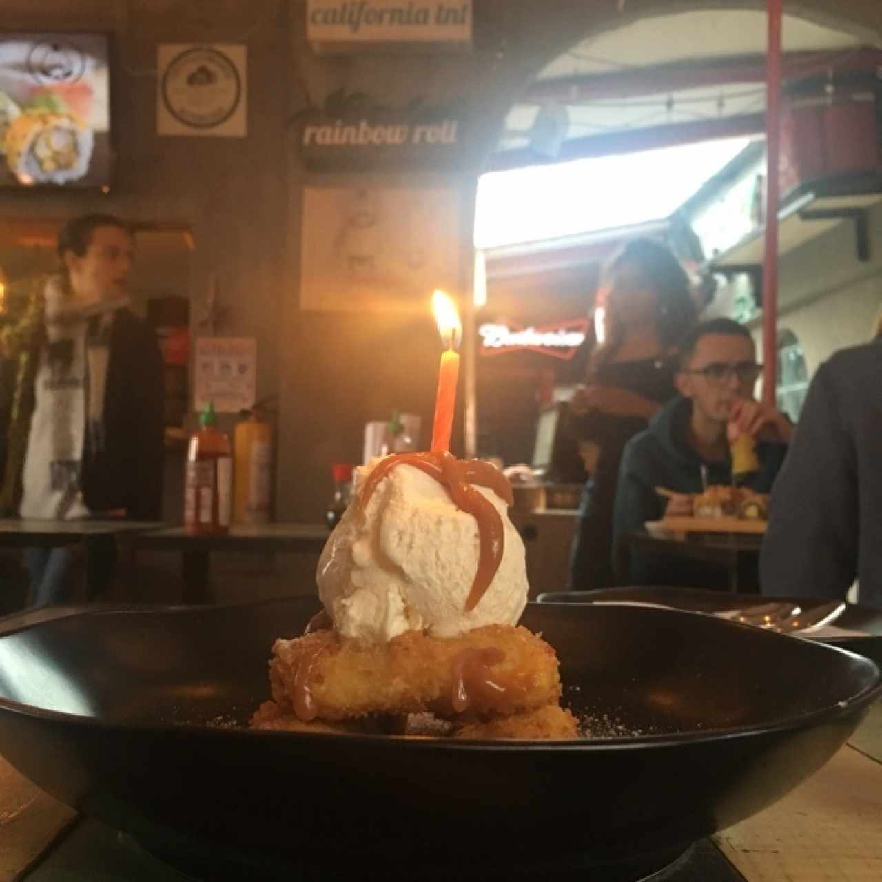 postre de cortesia
