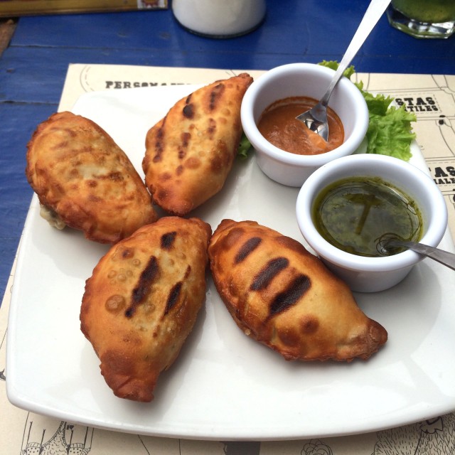 Empanadas a la parrilla 