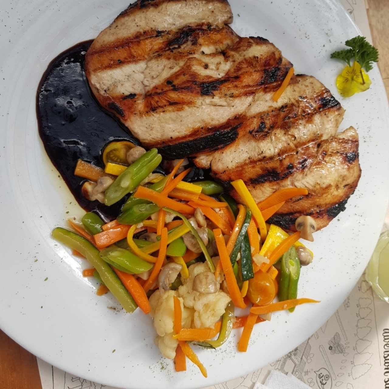 pechuga teriyaki