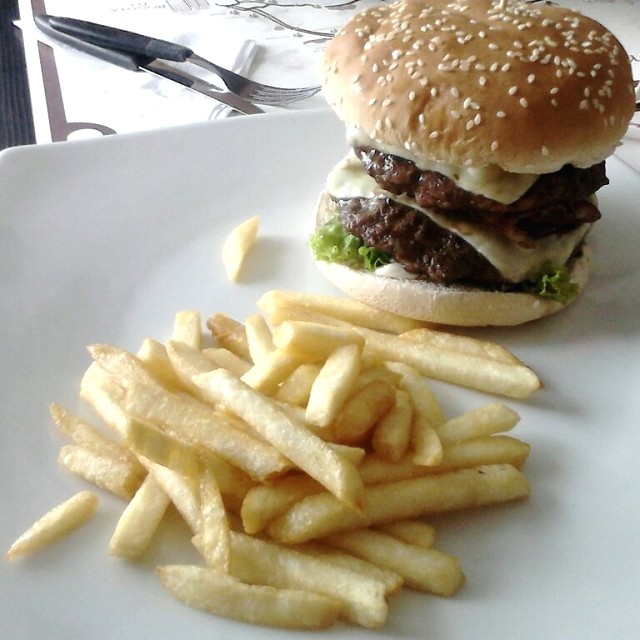 Hamburguesa de la abuela doble carne