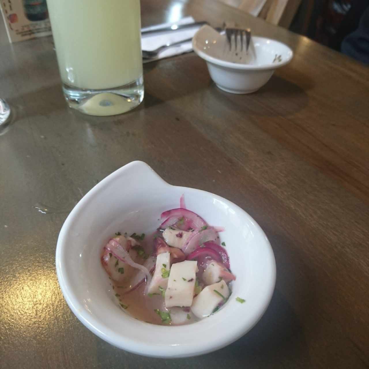 ceviche de cortesía 
