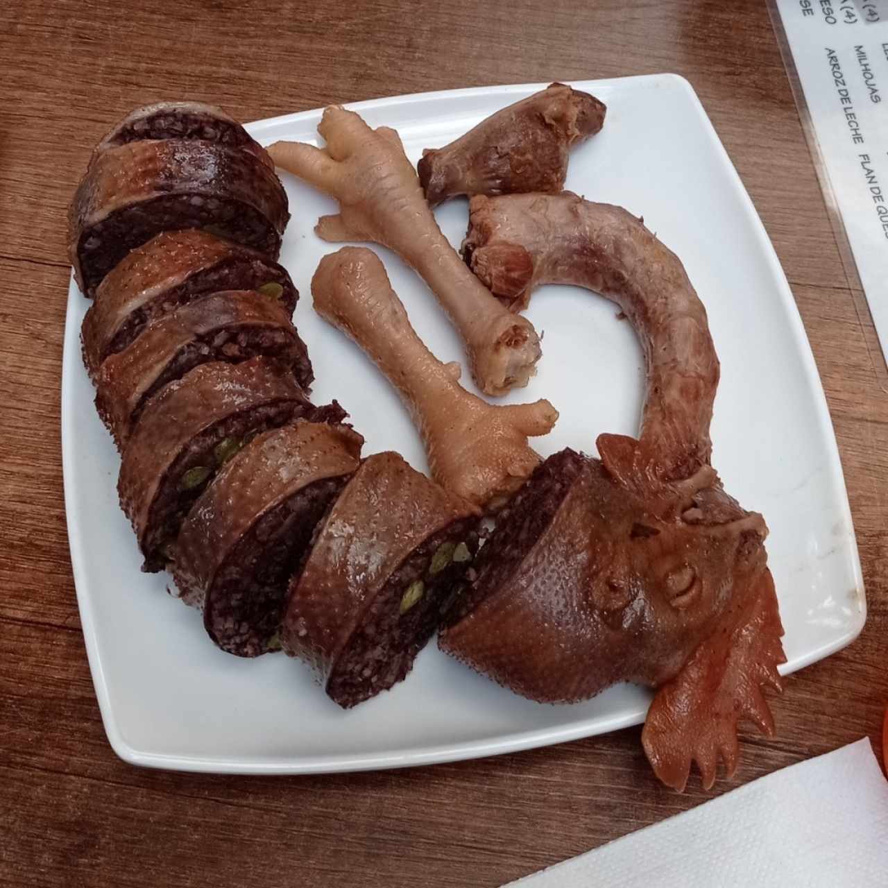 Pescuezo de gallina.