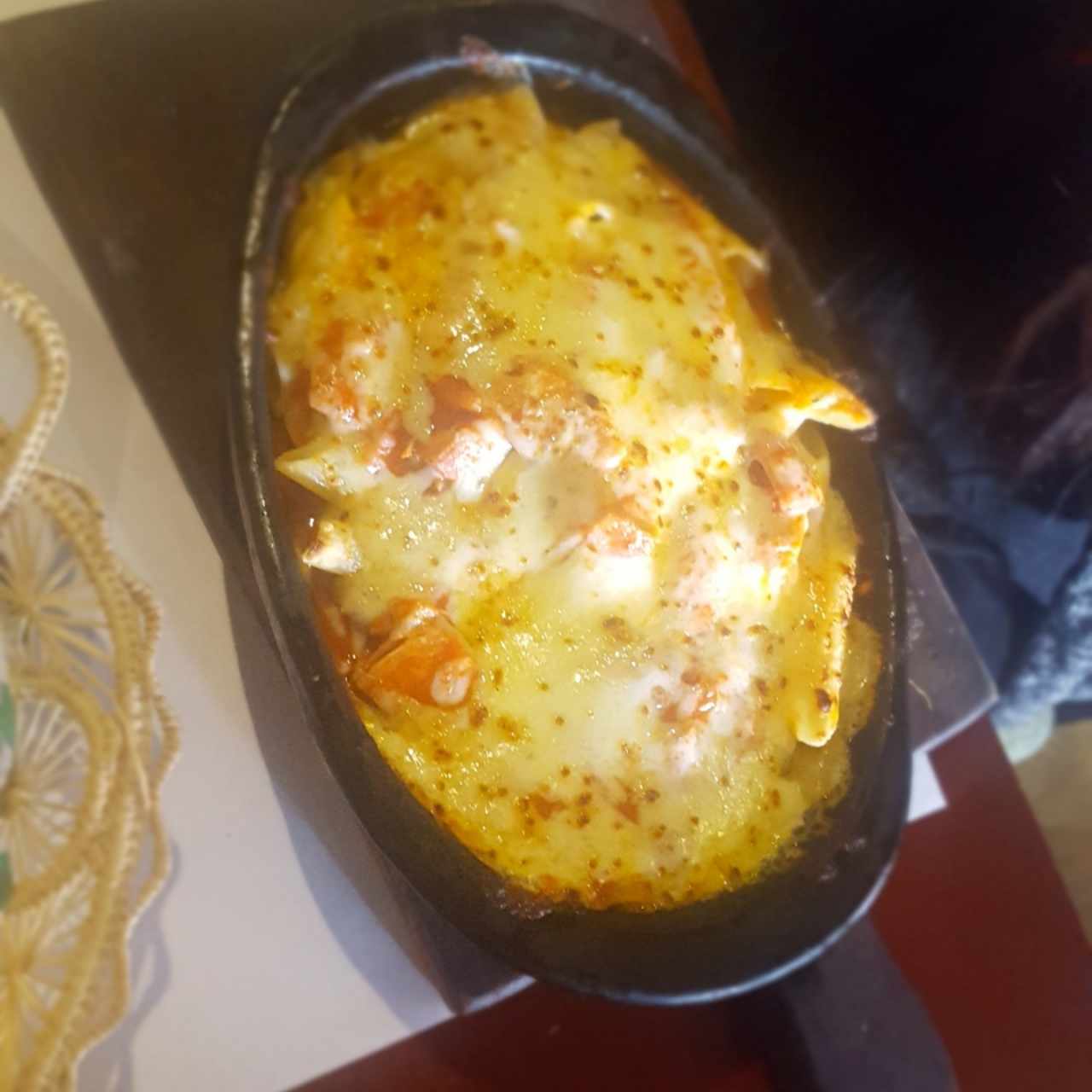 Penne a la bolognesa gratinado
