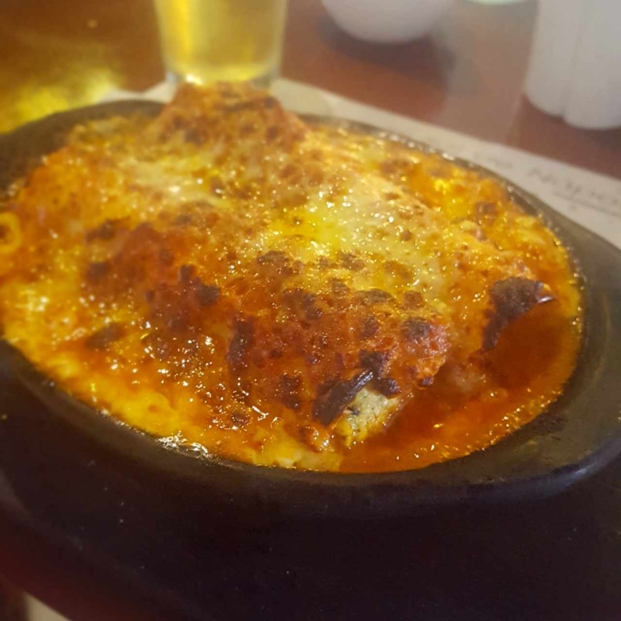 Cannelloni rellenos de espinaca  
