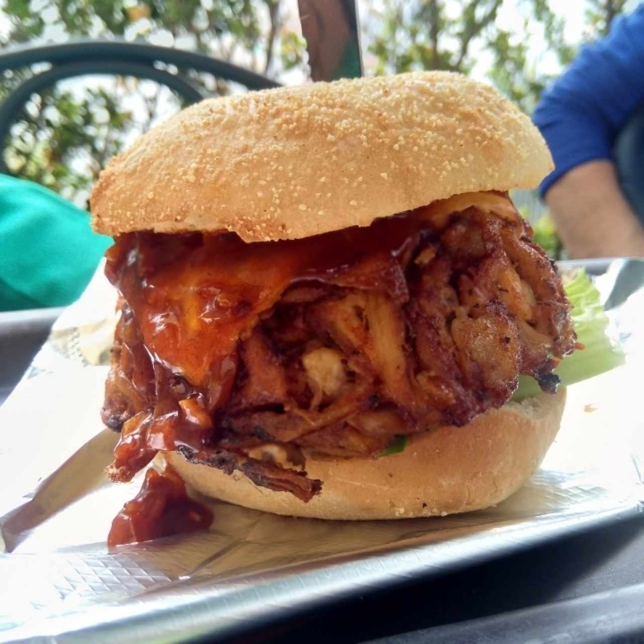 hamburguesa de cerdo