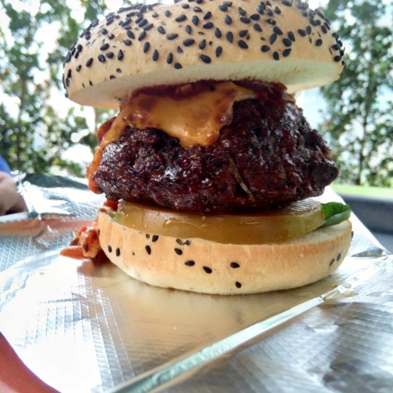 hamburguesa de res