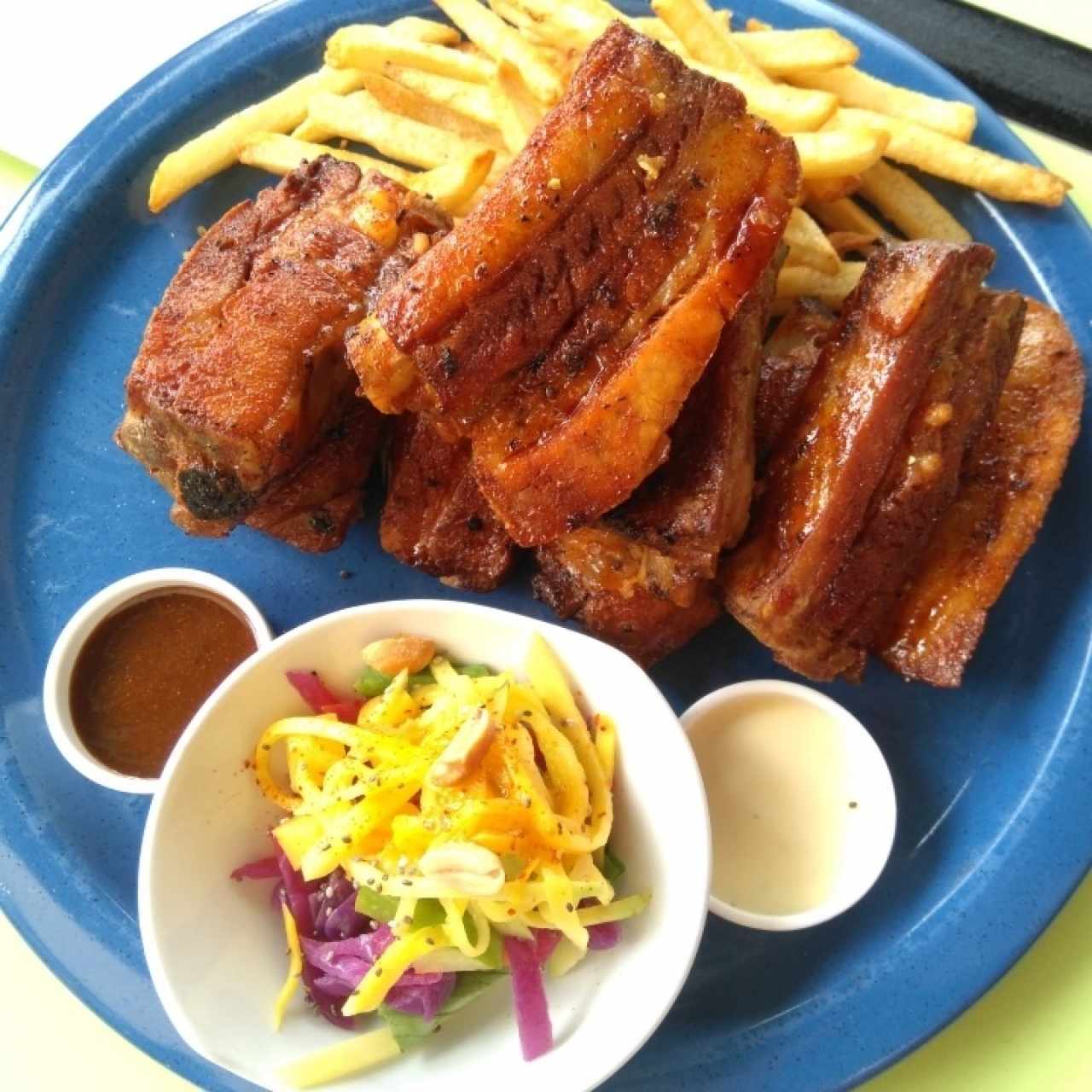 costillas bbq
