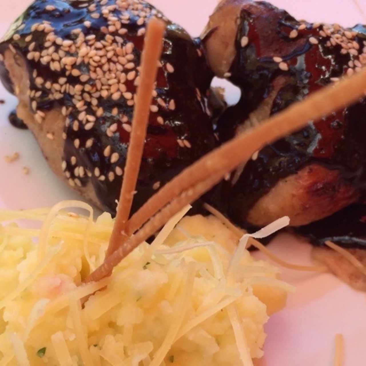 Pollo al chocolate