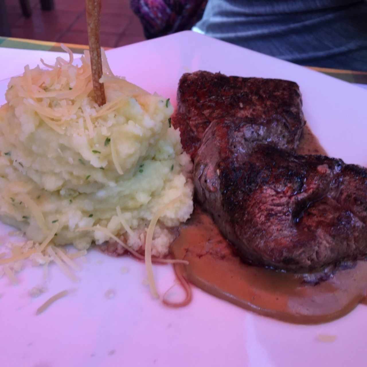 Steak a las 3 pimientas 