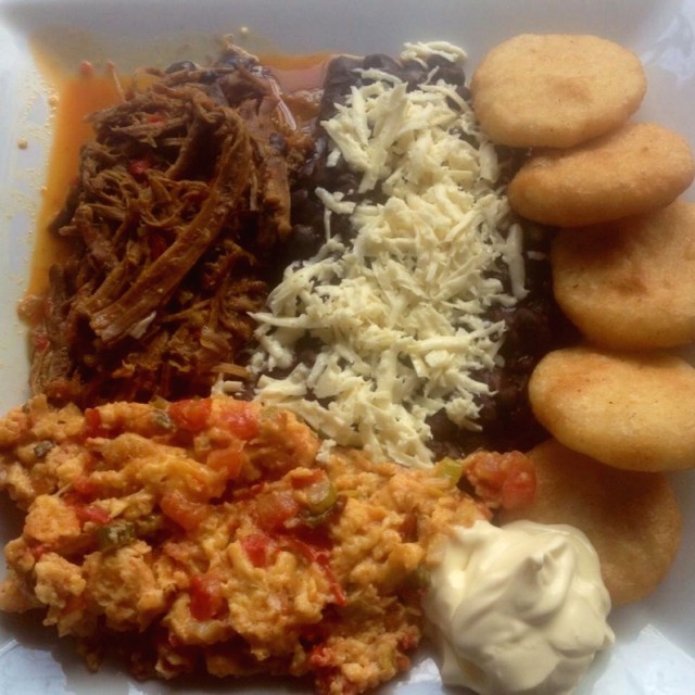 Desayuno criollo Venezolano