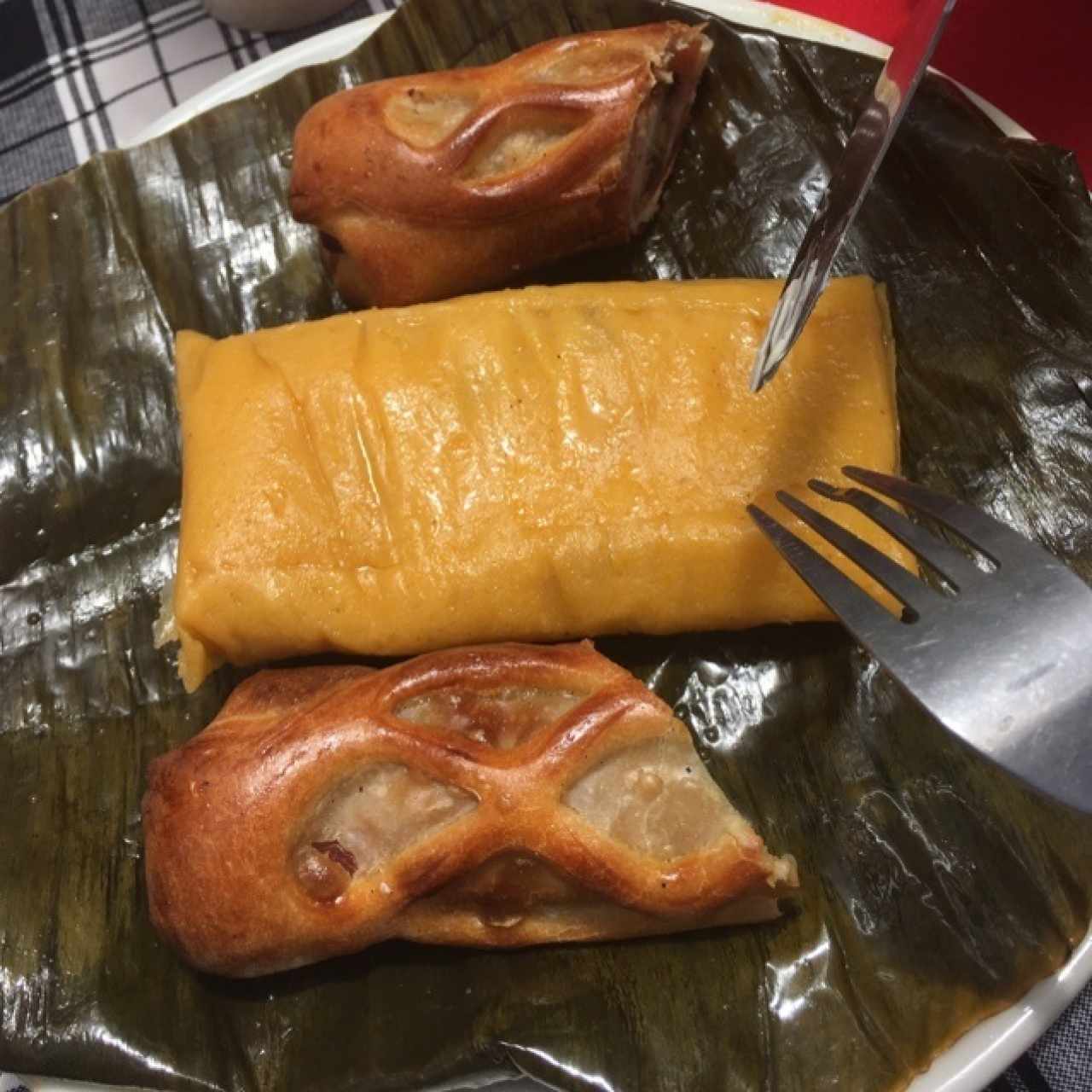 hallaca con pan de jamon