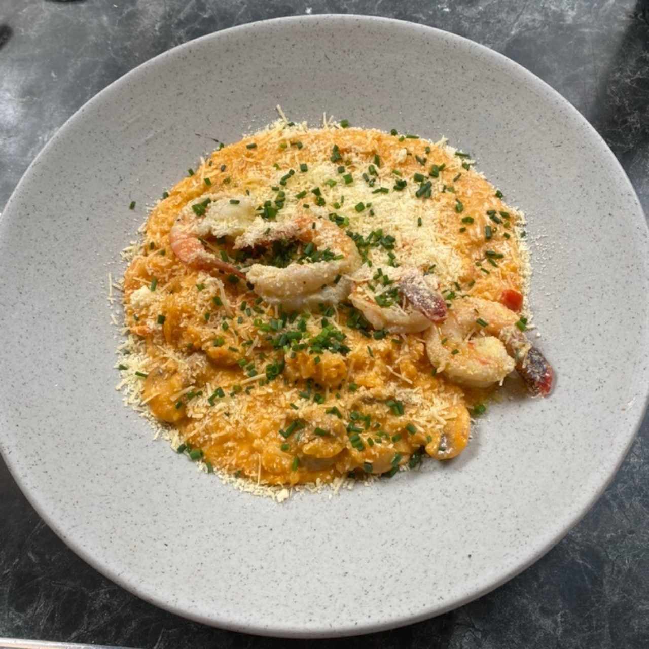 risotto con mariscos 