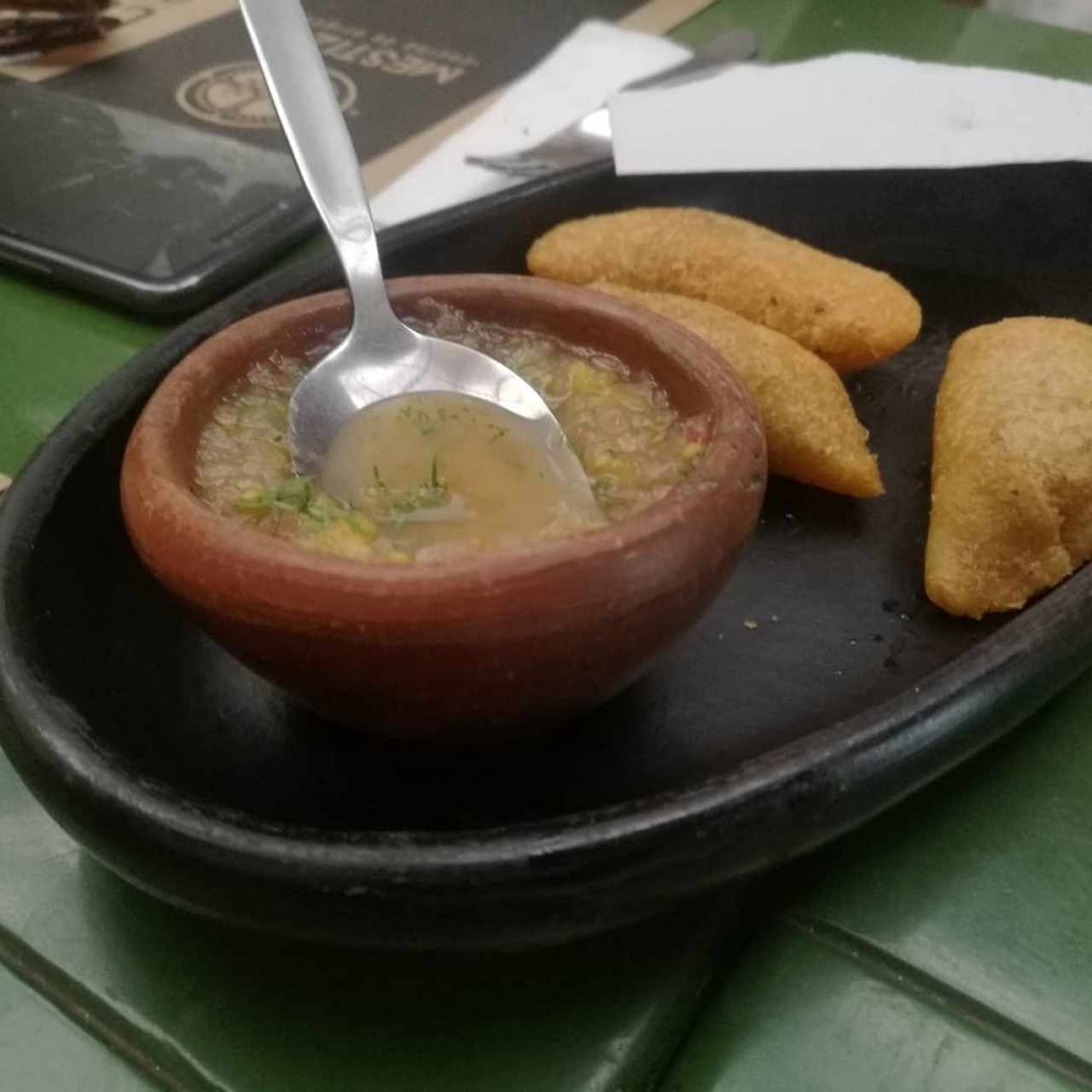 empanadas con aji de Lulo