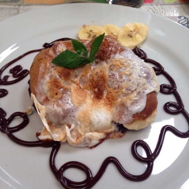 Croissant con nutela